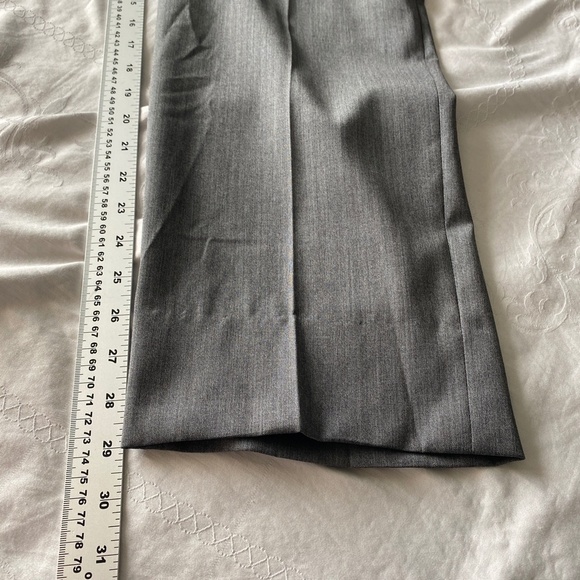 Balmier Fashion Men's‎ Silver/Gray Wool/Silk Blend Dress Pant - Picture 12 of 15
